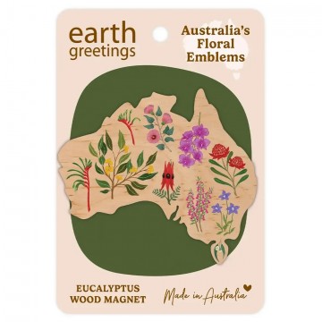 Wooden Magnet | Australia's Floral Emblems
